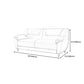 Leather Modern 3-seat Pillow Top Arm Sofa 70.87"/55.12" W Sewn Pillow Back Sofa Clearhalo 'furn' 'furn_sofas' 'Furniture' 'furniture_sofas' 'kitchen' 'kitchen_sofas' 'Living Room Furniture' 'Sofa' 'sofas' 4638098