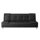 75"Modern Minimalist Armless Foldable Sleeper Leather Settee Clearhalo 'furn' 'furn_sofas' 'Furniture' 'furniture_sofas' 'kitchen' 'kitchen_sofas' 'Living Room Furniture' 'Sofa' 'sofas' 4638140