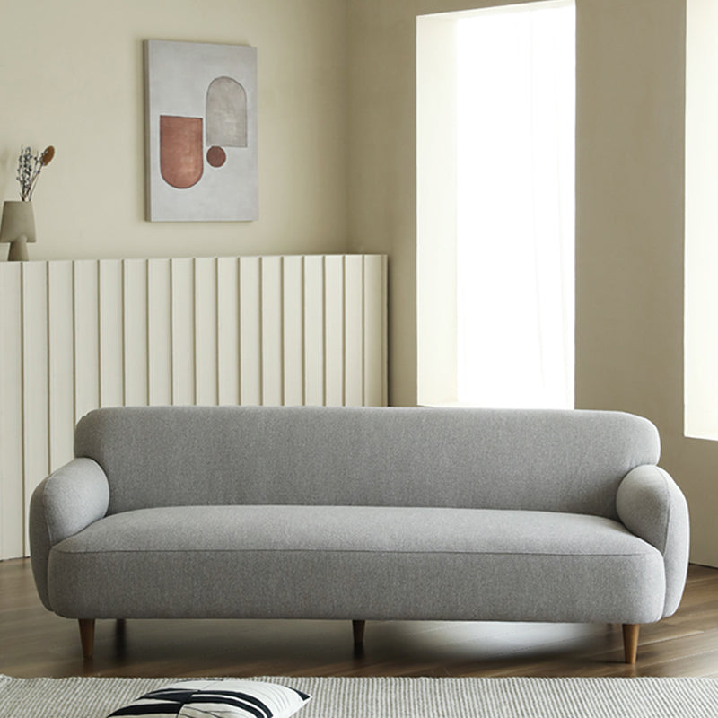 Scandinavian Recessed Arm Standard Tight Back for Living Room Clearhalo 'furn' 'furn_sofas' 'Furniture' 'furniture_sofas' 'kitchen' 'kitchen_sofas' 'Living Room Furniture' 'Sofa' 'sofas' 4638153