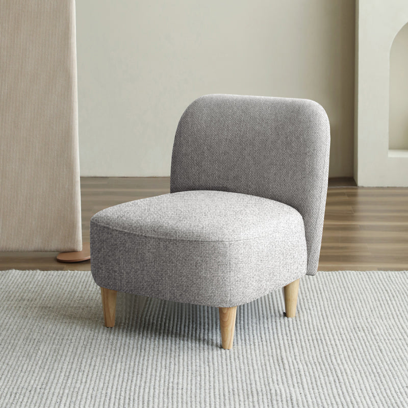 Scandinavian Recessed Arm Standard Tight Back for Living Room 24"L x 28"W x 30"H Grey Clearhalo 'furn' 'furn_sofas' 'Furniture' 'furniture_sofas' 'kitchen' 'kitchen_sofas' 'Living Room Furniture' 'Sofa' 'sofas' 4638157