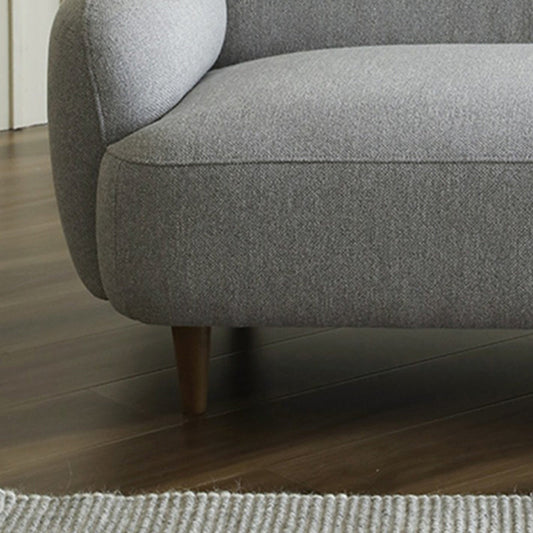 Scandinavian Recessed Arm Standard Tight Back for Living Room Clearhalo 'furn' 'furn_sofas' 'Furniture' 'furniture_sofas' 'kitchen' 'kitchen_sofas' 'Living Room Furniture' 'Sofa' 'sofas' 4638159