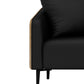 Contemporary Faux Leather Tuxedo Arm Sofa for Living Room and Apartment Clearhalo 'furn' 'furn_sofas' 'Furniture' 'furniture_sofas' 'kitchen' 'kitchen_sofas' 'Living Room Furniture' 'Sofa' 'sofas' 4638179