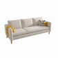 Mordern Square Arm Sofa with Tight Back Convertible Sofa for Living Room, Apartment Clearhalo 'furn' 'furn_sofas' 'Furniture' 'furniture_sofas' 'kitchen' 'kitchen_sofas' 'Living Room Furniture' 'Sofa' 'sofas' 4638283