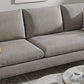 Mordern Square Arm Sofa with Tight Back Convertible Sofa for Living Room, Apartment Clearhalo 'furn' 'furn_sofas' 'Furniture' 'furniture_sofas' 'kitchen' 'kitchen_sofas' 'Living Room Furniture' 'Sofa' 'sofas' 4638284