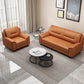 31.50" H Faux Leather Pillow Top Arm Sofa with Cushions for Living Room Clearhalo 'furn' 'furn_sofas' 'Furniture' 'furniture_sofas' 'kitchen' 'kitchen_sofas' 'Living Room Furniture' 'Sofa' 'sofas' 4638315