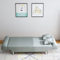 29.53"H Linen Armless Convertible Sleeper Sofa Bed for Living Room 71"L x 21.5"W x 29.5"H Light Grey Clearhalo 'furn' 'furn_sofas' 'Furniture' 'furniture_sofas' 'kitchen' 'kitchen_sofas' 'Living Room Furniture' 'Sofa' 'sofas' 4638446