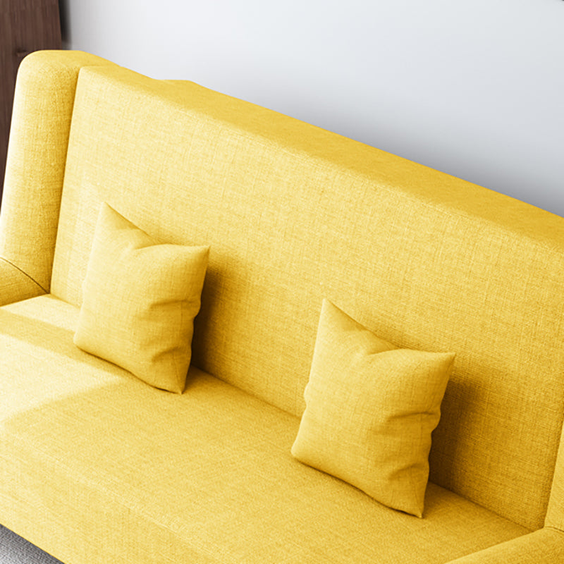 29.53"H Linen Armless Convertible Sleeper Sofa Bed for Living Room Clearhalo 'furn' 'furn_sofas' 'Furniture' 'furniture_sofas' 'kitchen' 'kitchen_sofas' 'Living Room Furniture' 'Sofa' 'sofas' 4638452