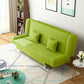 29.53"H Linen Armless Convertible Sleeper Sofa Bed for Living Room Green Clearhalo 'furn' 'furn_sofas' 'Furniture' 'furniture_sofas' 'kitchen' 'kitchen_sofas' 'Living Room Furniture' 'Sofa' 'sofas' 4638461