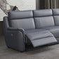 Faux Leather Recliner Sofa 39.3"W Pillow Top Arm with Sewn Pillow Back Clearhalo 'furn' 'furn_sofas' 'Furniture' 'furniture_sofas' 'kitchen' 'kitchen_sofas' 'Living Room Furniture' 'Sofa' 'sofas' 4638471