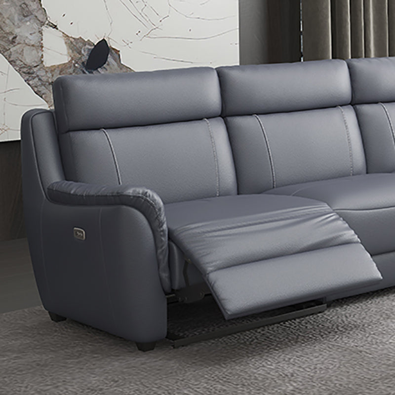Faux Leather Recliner Sofa 39.3"W Pillow Top Arm with Sewn Pillow Back Clearhalo 'furn' 'furn_sofas' 'Furniture' 'furniture_sofas' 'kitchen' 'kitchen_sofas' 'Living Room Furniture' 'Sofa' 'sofas' 4638471