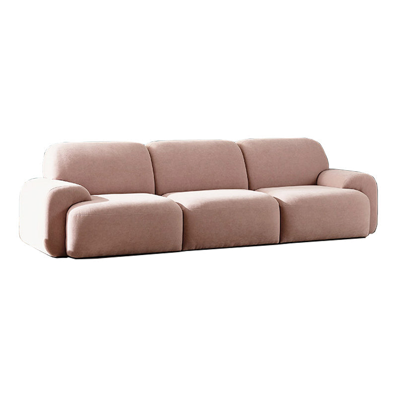 Standard Cushions Velvet Sofa 37.4"W with Recessed Arm for Living Room Clearhalo 'furn' 'furn_sofas' 'Furniture' 'furniture_sofas' 'kitchen' 'kitchen_sofas' 'Living Room Furniture' 'Sofa' 'sofas' 4638483
