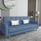 Square Arm Modern Sofa with Biscuit Back Storage Sofa for Living Room Light Blue Linen Blend Clearhalo 'furn' 'furn_sofas' 'Furniture' 'furniture_sofas' 'kitchen' 'kitchen_sofas' 'Living Room Furniture' 'Sofa' 'sofas' 4638518