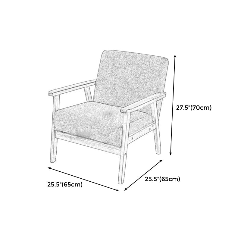 ブラウンモダンビスケットバック本革標準ソファ27.56 "高四角いアームソファ