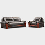 Traditional Sewn Pillow Back Sofa 35.43"High Rolled Arm Sofa, Black Clearhalo 'furn' 'furn_sofas' 'Furniture' 'furniture_sofas' 'kitchen' 'kitchen_sofas' 'Living Room Furniture' 'Sofa' 'sofas' 4638614