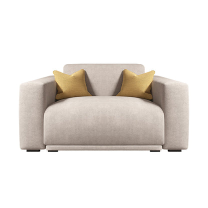 30" High Square Arm Modern Standard Sofa with Tight Back for Living Room, Apartment 43.5"L x 39.5"W x 31.5"H Clearhalo 'furn' 'furn_sofas' 'Furniture' 'furniture_sofas' 'kitchen' 'kitchen_sofas' 'Living Room Furniture' 'Sofa' 'sofas' 4638649