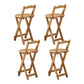 Modern Armless Backrest Counter Stool Wood Study Bar Stool with Wooden Seat and Pedal Natural 4 Piece Set Short Stool(18"H) Clearhalo 'Bar Furniture' 'Bar Stools' 'bar_stools' 'furn' 'furn_bar_stools' 'furniture_bar_stools' 'Kitchen & Dining Furniture' 'kitchen&dining_furn' 'kitchen' 'kitchen_furn' Furniture' 4638983