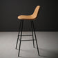 Industrial Style Bar-stool Iron Legs Counter Stool for Kitchen Bar Brown 1 Piece Bar Stool(30"H) Clearhalo 'Bar Furniture' 'Bar Stools' 'bar_stools' 'furn' 'furn_bar_stools' 'furniture_bar_stools' 'Kitchen & Dining Furniture' 'kitchen&dining_furn' 'kitchen' 'kitchen_furn' Furniture' 4639010