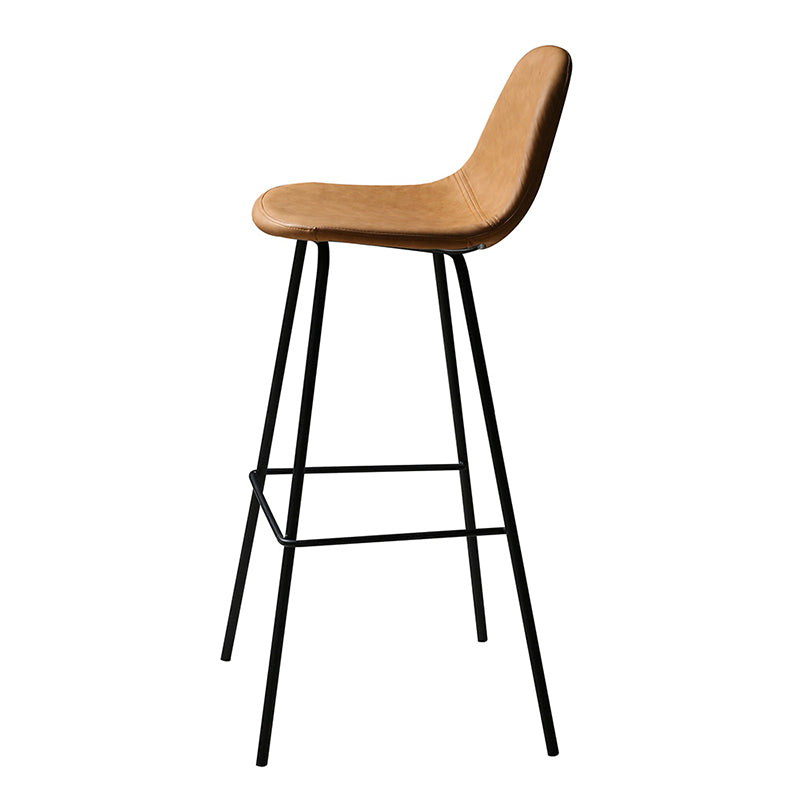 Industrial Style Bar-stool Iron Legs Counter Stool for Kitchen Bar Clearhalo 'Bar Furniture' 'Bar Stools' 'bar_stools' 'furn' 'furn_bar_stools' 'furniture_bar_stools' 'Kitchen & Dining Furniture' 'kitchen&dining_furn' 'kitchen' 'kitchen_furn' Furniture' 4639017
