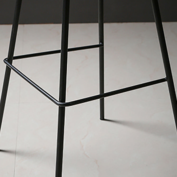 Industrial Style Bar-stool Iron Legs Counter Stool for Kitchen Bar Clearhalo 'Bar Furniture' 'Bar Stools' 'bar_stools' 'furn' 'furn_bar_stools' 'furniture_bar_stools' 'Kitchen & Dining Furniture' 'kitchen&dining_furn' 'kitchen' 'kitchen_furn' Furniture' 4639024