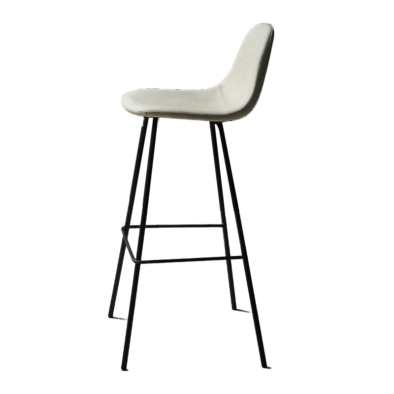 Industrial Style Bar-stool Iron Legs Counter Stool for Kitchen Bar Clearhalo 'Bar Furniture' 'Bar Stools' 'bar_stools' 'furn' 'furn_bar_stools' 'furniture_bar_stools' 'Kitchen & Dining Furniture' 'kitchen&dining_furn' 'kitchen' 'kitchen_furn' Furniture' 4639028