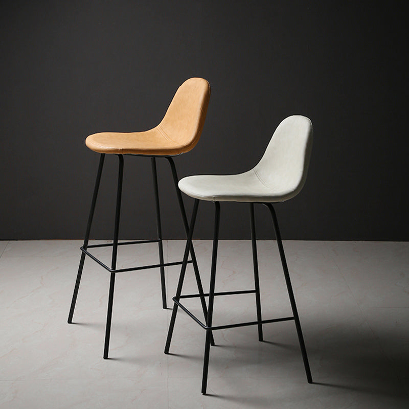 Industrial Style Bar-stool Iron Legs Counter Stool for Kitchen Bar Clearhalo 'Bar Furniture' 'Bar Stools' 'bar_stools' 'furn' 'furn_bar_stools' 'furniture_bar_stools' 'Kitchen & Dining Furniture' 'kitchen&dining_furn' 'kitchen' 'kitchen_furn' Furniture' 4639032
