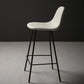 Industrial Style Bar-stool Iron Legs Counter Stool for Kitchen Bar White 1 Piece Counter Stool(26"H) Clearhalo 'Bar Furniture' 'Bar Stools' 'bar_stools' 'furn' 'furn_bar_stools' 'furniture_bar_stools' 'Kitchen & Dining Furniture' 'kitchen&dining_furn' 'kitchen' 'kitchen_furn' Furniture' 4639033
