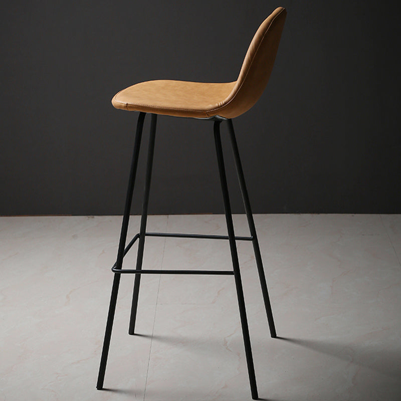Industrial Style Bar-stool Iron Legs Counter Stool for Kitchen Bar Clearhalo 'Bar Furniture' 'Bar Stools' 'bar_stools' 'furn' 'furn_bar_stools' 'furniture_bar_stools' 'Kitchen & Dining Furniture' 'kitchen&dining_furn' 'kitchen' 'kitchen_furn' Furniture' 4639034