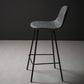 Industrial Style Bar-stool Iron Legs Counter Stool for Kitchen Bar Dark Gray 1 Piece Counter Stool(26"H) Clearhalo 'Bar Furniture' 'Bar Stools' 'bar_stools' 'furn' 'furn_bar_stools' 'furniture_bar_stools' 'Kitchen & Dining Furniture' 'kitchen&dining_furn' 'kitchen' 'kitchen_furn' Furniture' 4639045