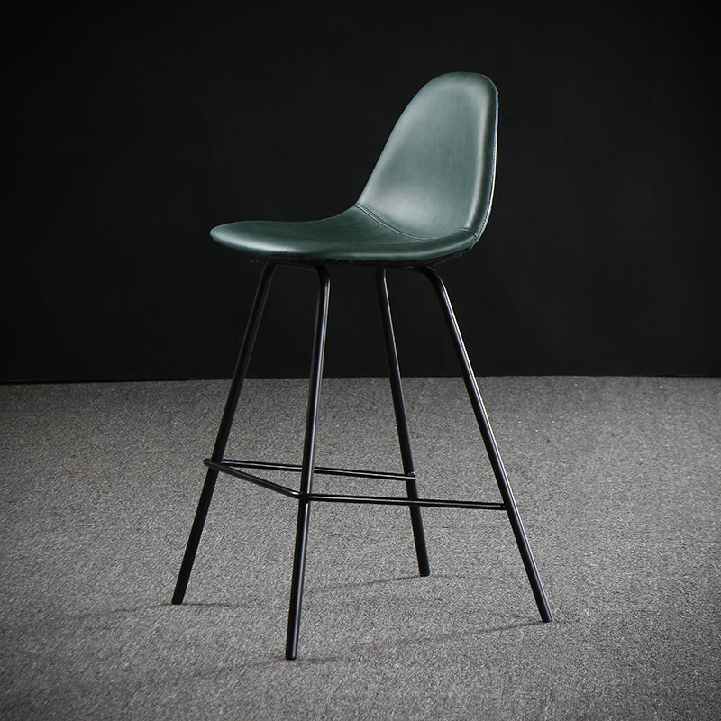 Industrial Style Bar-stool Iron Legs Counter Stool for Kitchen Bar Green 1 Piece Clearhalo 'Bar Furniture' 'Bar Stools' 'bar_stools' 'furn' 'furn_bar_stools' 'furniture_bar_stools' 'Kitchen & Dining Furniture' 'kitchen&dining_furn' 'kitchen' 'kitchen_furn' Furniture' 4639051