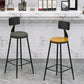Industrial Style Bar-stool Metal Legs Counter Stool for Kitchen Bar Clearhalo 'Bar Furniture' 'Bar Stools' 'bar_stools' 'furn' 'furn_bar_stools' 'furniture_bar_stools' 'Kitchen & Dining Furniture' 'kitchen&dining_furn' 'kitchen' 'kitchen_furn' Furniture' 4639130