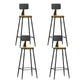 Industrial Style Bar-stool Metal Legs Counter Stool for Kitchen Bar Natural 4 Piece Set Bar Stool(30"H) Clearhalo 'Bar Furniture' 'Bar Stools' 'bar_stools' 'furn' 'furn_bar_stools' 'furniture_bar_stools' 'Kitchen & Dining Furniture' 'kitchen&dining_furn' 'kitchen' 'kitchen_furn' Furniture' 4639145