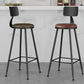 Industrial Armless Backrest Counter Stool Iron Bar Stool with Leather Cushion Clearhalo 'Bar Furniture' 'Bar Stools' 'bar_stools' 'furn' 'furn_bar_stools' 'furniture_bar_stools' 'Kitchen & Dining Furniture' 'kitchen&dining_furn' 'kitchen' 'kitchen_furn' Furniture' 4639316