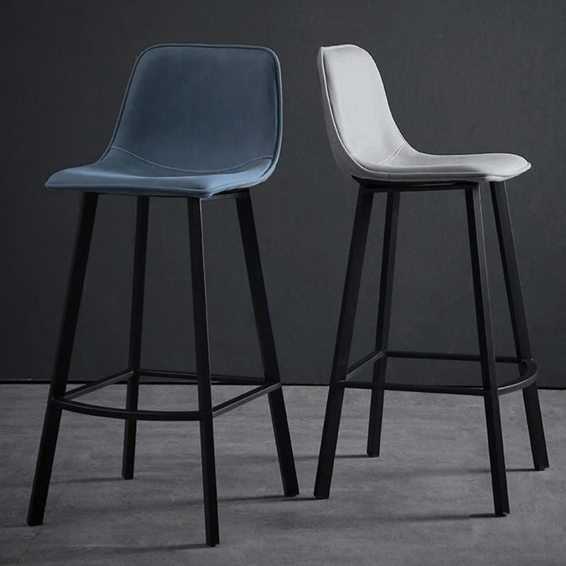 Industrial Style Bar-stool Iron Legs Counter Stool for Restaurant Bar Clearhalo 'Bar Furniture' 'Bar Stools' 'bar_stools' 'furn' 'furn_bar_stools' 'furniture_bar_stools' 'Kitchen & Dining Furniture' 'kitchen&dining_furn' 'kitchen' 'kitchen_furn' Furniture' 4639358