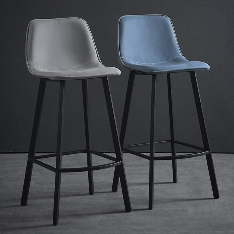 Industrial Style Bar-stool Iron Legs Counter Stool for Restaurant Bar Clearhalo 'Bar Furniture' 'Bar Stools' 'bar_stools' 'furn' 'furn_bar_stools' 'furniture_bar_stools' 'Kitchen & Dining Furniture' 'kitchen&dining_furn' 'kitchen' 'kitchen_furn' Furniture' 4639360