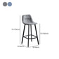 Industrial Style Bar-stool Iron Legs Counter Stool for Restaurant Bar Clearhalo 'Bar Furniture' 'Bar Stools' 'bar_stools' 'furn' 'furn_bar_stools' 'furniture_bar_stools' 'Kitchen & Dining Furniture' 'kitchen&dining_furn' 'kitchen' 'kitchen_furn' Furniture' 4639378