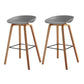 Scandinavian Style Bar-stool Bucket PP Seat Counter Stool for Kitchen Bar Grey 2 Piece Set Clearhalo 'Bar Furniture' 'Bar Stools' 'bar_stools' 'furn' 'furn_bar_stools' 'furniture_bar_stools' 'Kitchen & Dining Furniture' 'kitchen&dining_furn' 'kitchen' 'kitchen_furn' Furniture' 4639521