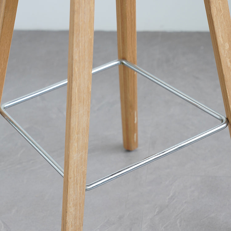 Scandinavian Style Bar-stool Bucket PP Seat Counter Stool for Kitchen Bar Clearhalo 'Bar Furniture' 'Bar Stools' 'bar_stools' 'furn' 'furn_bar_stools' 'furniture_bar_stools' 'Kitchen & Dining Furniture' 'kitchen&dining_furn' 'kitchen' 'kitchen_furn' Furniture' 4639524