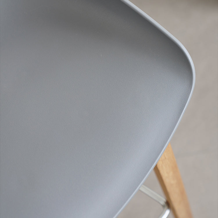 Scandinavian Style Bar-stool Bucket PP Seat Counter Stool for Kitchen Bar Clearhalo 'Bar Furniture' 'Bar Stools' 'bar_stools' 'furn' 'furn_bar_stools' 'furniture_bar_stools' 'Kitchen & Dining Furniture' 'kitchen&dining_furn' 'kitchen' 'kitchen_furn' Furniture' 4639527