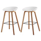 Scandinavian Style Bar-stool Bucket PP Seat Counter Stool for Kitchen Bar White 2 Piece Set Clearhalo 'Bar Furniture' 'Bar Stools' 'bar_stools' 'furn' 'furn_bar_stools' 'furniture_bar_stools' 'Kitchen & Dining Furniture' 'kitchen&dining_furn' 'kitchen' 'kitchen_furn' Furniture' 4639528