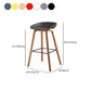 Scandinavian Style Bar-stool Bucket PP Seat Counter Stool for Kitchen Bar Clearhalo 'Bar Furniture' 'Bar Stools' 'bar_stools' 'furn' 'furn_bar_stools' 'furniture_bar_stools' 'Kitchen & Dining Furniture' 'kitchen&dining_furn' 'kitchen' 'kitchen_furn' Furniture' 4639546