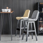 Modern Armless Backrest Counter Stool Wood Milk Tea Shop Bar Stool with Leather Cushion Clearhalo 'Bar Furniture' 'Bar Stools' 'bar_stools' 'furn' 'furn_bar_stools' 'furniture_bar_stools' 'Kitchen & Dining Furniture' 'kitchen&dining_furn' 'kitchen' 'kitchen_furn' Furniture' 4639693