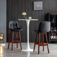 Modern Armless Backrest Counter Stool Wood Milk Tea Shop Bar Stool with Leather Cushion Clearhalo 'Bar Furniture' 'Bar Stools' 'bar_stools' 'furn' 'furn_bar_stools' 'furniture_bar_stools' 'Kitchen & Dining Furniture' 'kitchen&dining_furn' 'kitchen' 'kitchen_furn' Furniture' 4639706