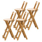 Contemporary Solid Wood Folding Bar Stool Indoor Barstools With Low Back Wood 4 Piece Set Clearhalo 'Bar Furniture' 'Bar Stools' 'bar_stools' 'furn' 'furn_bar_stools' 'furniture_bar_stools' 'Kitchen & Dining Furniture' 'kitchen&dining_furn' 'kitchen' 'kitchen_furn' Furniture' 4639774