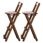 Contemporary Solid Wood Folding Bar Stool Indoor Barstools With Low Back Tan 2 Piece Set Clearhalo 'Bar Furniture' 'Bar Stools' 'bar_stools' 'furn' 'furn_bar_stools' 'furniture_bar_stools' 'Kitchen & Dining Furniture' 'kitchen&dining_furn' 'kitchen' 'kitchen_furn' Furniture' 4639783