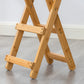Contemporary Solid Wood Folding Bar Stool Indoor Barstools With Low Back Clearhalo 'Bar Furniture' 'Bar Stools' 'bar_stools' 'furn' 'furn_bar_stools' 'furniture_bar_stools' 'Kitchen & Dining Furniture' 'kitchen&dining_furn' 'kitchen' 'kitchen_furn' Furniture' 4639786