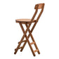 Contemporary Solid Wood Folding Bar Stool Indoor Barstools With Low Back Natural 1 Piece Counter Stool (24"H) Clearhalo 'Bar Furniture' 'Bar Stools' 'bar_stools' 'furn' 'furn_bar_stools' 'furniture_bar_stools' 'Kitchen & Dining Furniture' 'kitchen&dining_furn' 'kitchen' 'kitchen_furn' Furniture' 4639787