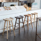 Modern Style Solid Wood Bar Stool with Footrest Living Room Simple Bar Stool 30-inches Clearhalo 'Bar Furniture' 'Bar Stools' 'bar_stools' 'furn' 'furn_bar_stools' 'furniture_bar_stools' 'Kitchen & Dining Furniture' 'kitchen&dining_furn' 'kitchen' 'kitchen_furn' Furniture' 4639795