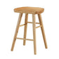 Modern Style Solid Wood Bar Stool with Footrest Living Room Simple Bar Stool 30-inches Wood 1 Piece Short Stool(22"H) Clearhalo 'Bar Furniture' 'Bar Stools' 'bar_stools' 'furn' 'furn_bar_stools' 'furniture_bar_stools' 'Kitchen & Dining Furniture' 'kitchen&dining_furn' 'kitchen' 'kitchen_furn' Furniture' 4639796
