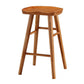 Modern Style Solid Wood Bar Stool with Footrest Living Room Simple Bar Stool 30-inches Light Brown 1 Piece Short Stool(22"H) Clearhalo 'Bar Furniture' 'Bar Stools' 'bar_stools' 'furn' 'furn_bar_stools' 'furniture_bar_stools' 'Kitchen & Dining Furniture' 'kitchen&dining_furn' 'kitchen' 'kitchen_furn' Furniture' 4639802