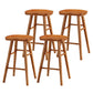 Modern Style Solid Wood Bar Stool with Footrest Living Room Simple Bar Stool 30-inches Light Brown 4 Piece Set Short Stool(22"H) Clearhalo 'Bar Furniture' 'Bar Stools' 'bar_stools' 'furn' 'furn_bar_stools' 'furniture_bar_stools' 'Kitchen & Dining Furniture' 'kitchen&dining_furn' 'kitchen' 'kitchen_furn' Furniture' 4639806